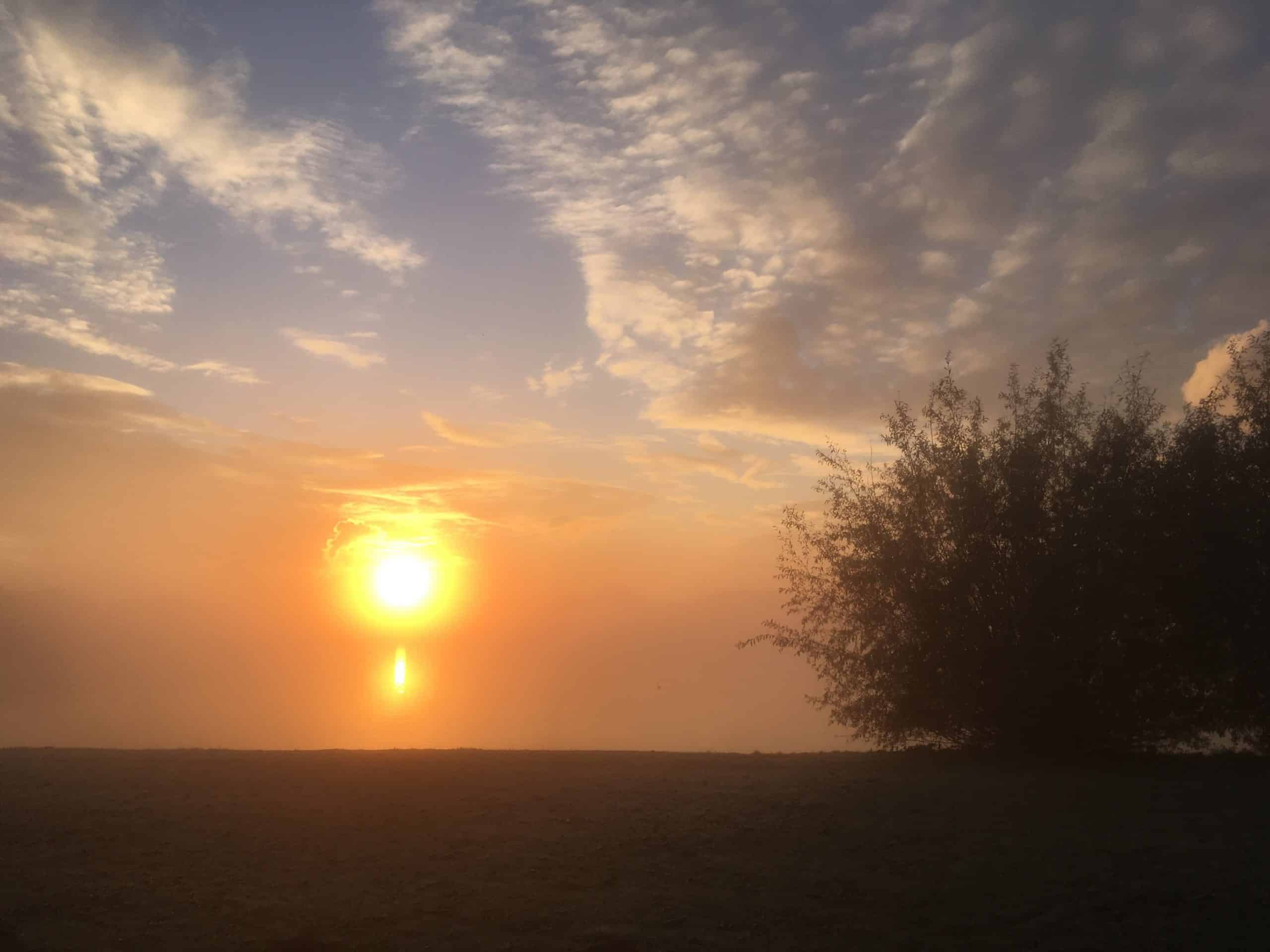 Ondergaande zon