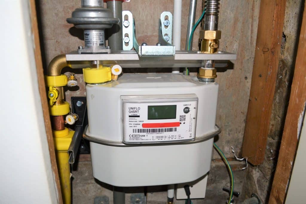 Gasmeter in de meterkast